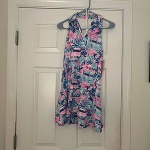 NWT Lilly Pulitzer Luxletic Dana Dress/ Golf Dress with under shorts